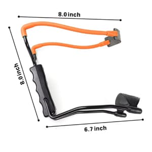 Professional Slingshot Set-A Classic Construction Shooting and Hunting Slingshot with a Sturdy Sling Shot Bow, 2 Packs of Slingshot Ammo,and a Slingshot Band for Adults