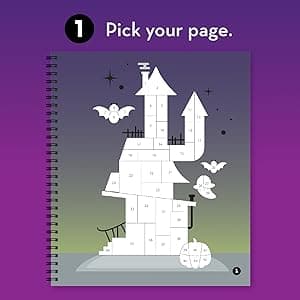 Brain Games - Sticker by Number: Halloween (Volume 1)