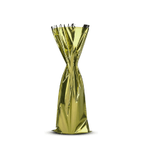 MT Products Metallic Mylar Wine Red Gift Bags for Bottles Sparkle Look - Great for a Wine Pull - (25 Pieces) (Ribbon and Rope Not Included)