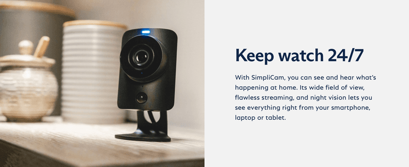 SimpliSafe 9 Piece Wireless Home Security System w/HD Camera - Optional 24/7 Professional Monitoring - No Contract - Compatible with Alexa and Google Assistant