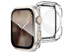 Goton 2 in 1 Waterproof Case Compatible for Apple Watch Series 11/10 Screen Protector 46mm, 360 Protective Glass Face Cover Hard PC Bumper + Back Frame for iWatch Accessories 46 mm