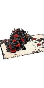 Anniversary Pop Up Card, 3D Love Tree Hearts with Couple, Wedding Anniversary Card for Wife, Husband, Couple, Love Card for Her, Him, Ideal Gift for Wedding, Anniversary, Valentines, Romantic Birthday, Mothers Day B0FJ8BNTFS
