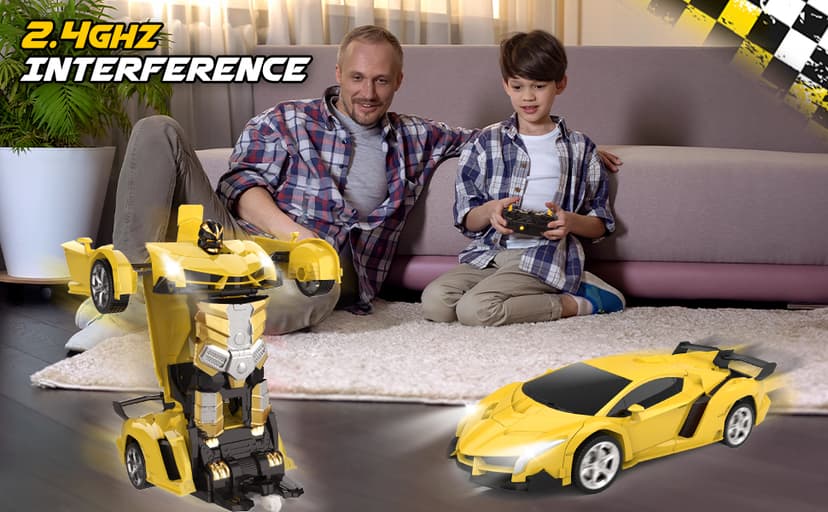 Transform Remote Control Car Toy for Kids 4 5 6 7 8, Remote Control Car for Boys 4-7, Transform Cars for Boys 4-6, Toy Car 5 Year Old Boy, Toys for 3 4 5 6 7 8 9 10 11 12 Years Old Boy