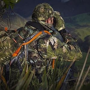 HUNTARMOR Stealth Hunter Neck Gaiter: Breathable Neck Hunting Gaiters, Men's Camo Stormproof Neck Gator, Comfortable Snow Cold Weather Neckwarmer