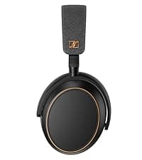 Sennheiser MOMENTUM 4 Wireless Noise Cancelling Headphones - Bluetooth Headset for Crystal-Clear Calls, Adaptive Noise Cancellation, Over-Ear Headphones, 60h Battery Life, Folding Design, Black/Copper