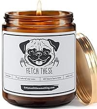 Best Dog Mom Lavender Vanilla Scented Candle, 100% Soy Wax, Long Lasting, 9oz - Dog Mom Gifts for Women - New Puppy Funny Present Idea for Pet Owner