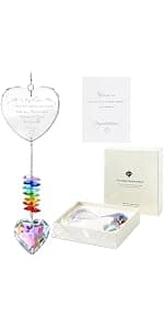 Classy Happy Retirement Gifts, Beautiful Retirement Party Decorations for Men, Retired Friend, Coworker, Nurse, Teacher Retirement Gifts for Women, K9 Crystal Suncatcher Retirement Gift B0DGXPBGK1