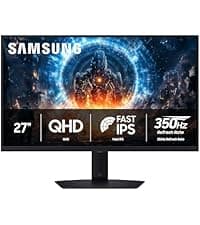 Samsung 27" Odyssey G5 (G51F) Gaming Monitor - QHD (1440P), 180Hz, 1ms, AMD FreeSync, HDR10, Height Adjustable Stand, Black Equalizer, Virtual Aim Point, Auto Source Switch+, LS27FG512ENXZA
