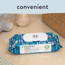 The Honest Company Hypoallergenic Multi-Use Baby Wipes for Sensitive Skin, Geo Mood, 288 Count