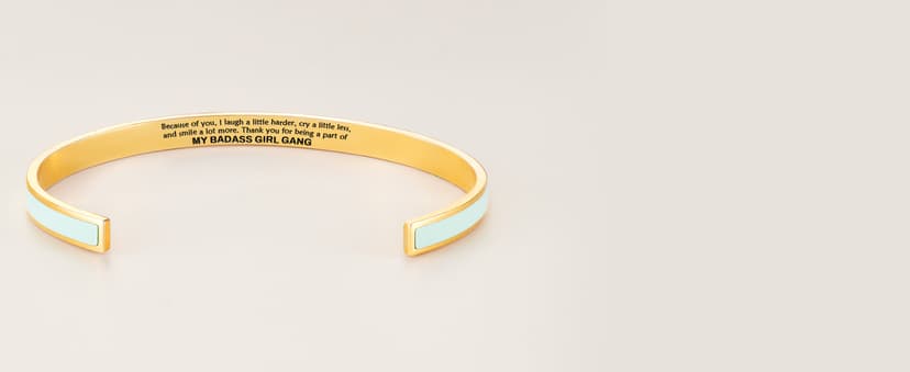 STORYJEWELLERY Friendship Bracelets, Inspirational Bracelets for Women, Friend Bracelet, Matching Bestie Bracelet, Badass Gifts for Women, Friend Jewelry, Friendship Gifts