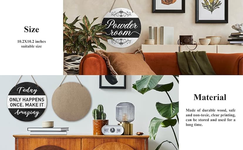 Grandma and Grandpa House Signs Wall Decor for Front Door Porch Decorations, Grandparents Day Gifts, Father's Mother's Day Christmas Birthday Gift for Grandma Nana Grandpa Papa Grandparents