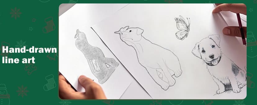 Goodeco Dog Statue with Solar Butterfly - Ideal Gifts for Dad, Mom or Birthdays, Beautifully Crafted Outdoor Decorations to Wow Your Guests