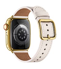 MNBVCXZ Leather Bands Compatible with Apple Watch Band Women, Womens Genuine Replacement Strap for iWatch Series 11 10 9 8 7 6 5 4 3 2 1 SE 3 SE 2 SE (42mm 41mm 40mm 38mm, Pink Sand/Rose Gold)