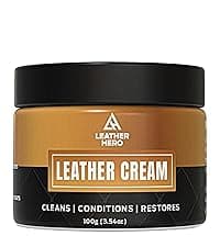 Leather Hero 2-in-1 Purse Cleaner & Conditioner – Leather Cream for Handbags, Designer Bags, Faux & Saffiano Leather – Non-Greasy, Won’t Darken, Safe for Purses, Jackets & More