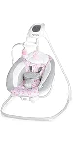 Ingenuity Keep Cozy 3-in-1 Grow with Me Vibrating Baby Bouncer, Seat & Infant to Toddler Rocker, Vibrations & -Toy Bar, 0-30 Months Up to 40 lbs (Weaver)
