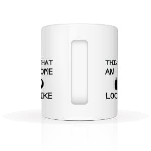 5Aup Christmas Gifts Funny Dad Coffee Mug, This Is What an Awesome Dad Looks Like, 11Oz Novelty Cups from Child Daughter Son Kids, Birthday Gifts for Father Husband Men