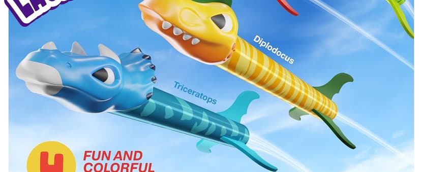 Ninja Blast Dinosaur Toy Rocket Launcher for Kids Toys for Kids 3-5 5-7 4-6 - Outdoor Toys for Kid Ages 4-8 - 3 4 Year Old Boy Birthday Gift - Gifts for Boys Age 3 4 5 6 Years Toy for Toddlers