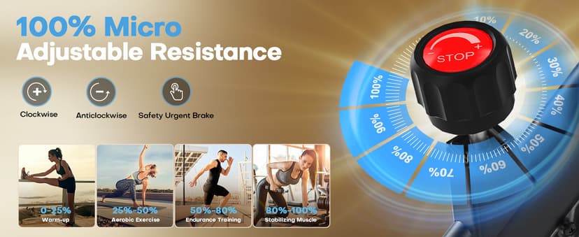 CHAOKE Exercise Bike, Quiet Adjustable Magnetic Stationary Bike for Home Cardio with App Compatible, 350LB Weight Capacity Indoor Cycling Bike with Large Seat, Dumbbell Rack, Pull Cords & LCD Display