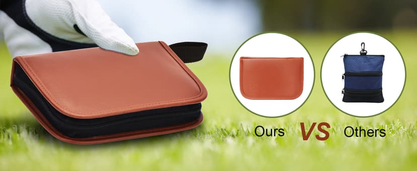 Golf Gifts for Men and Women, Golf Accessories Set with Hi-End Case, Golf Balls, Rangefinder, Golf Tees, Brush, Multifunctional Divot Knife, Scorer, Golf Ball Clamp