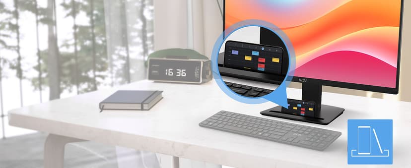 msi PRO MP273Q E7 27-inch IPS 2560 x 1440 (QHD) Computer Monitor, 75Hz,Adaptive-Sync, HDMI, DP Port, VESA Mountable, Tilt, Speaker, 1ms, Black