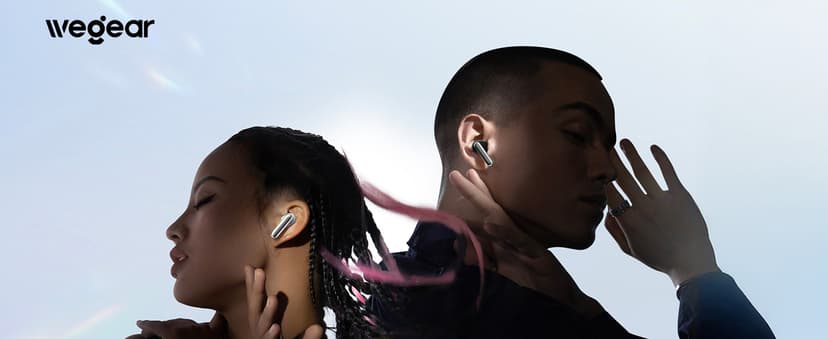 wegear Hybrid Active Noise Cancelling Wireless Earbuds, 6 Mics AI Clear Calls, 12mm Drivers Deep Bass Stereo Sound, 30H Playtime, True Wireless Earbuds, Bluetooth 5.4 Ear Buds, Comfort Fit (Black)