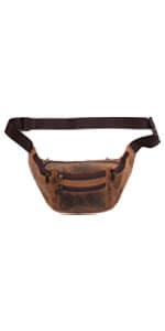 KomalC Premium Buffalo Leather Toiletry Bag for Men & Women – Leather Dopp Kit With Water resistant Lining, Premium Toiletry Travel Pouch, Unisex Wash Bag for Toiletries, Gifts for Men and Women