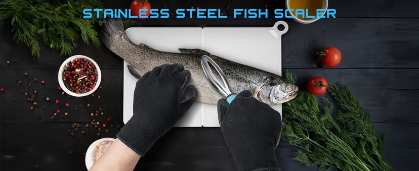 Fillet Knife Kit Combo, Fishing Knives and Honing Rod, Ultra-Sharp G4116 German Stainless Steel, Non-Slip Handle, Durable Storage Bag, Fishing Gifts for Men