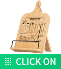 Retirement Gift for Woman, Cookbook Stand, Women Gift Ideas Cookbook Holder, Relaxation Gifts for Women, Recipe Book Stand, Cook Book Stand for Kitchen Counter, Thoughtful Gifts