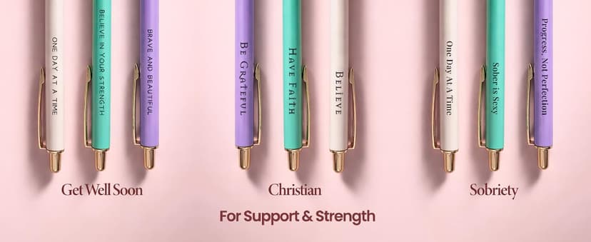 MESMOS 3pcs Fancy Pens, End of Year Teacher Gifts for Women, Difference Maker Gift, Thank You Teacher Gift Pens, Best Teacher's Gifts Supplies, Aesthetic Nice Pen Set, German-Ink 1mm Swiss-Tip B0CPNXYVL6