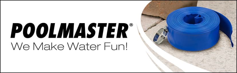 Poolmaster 32170, Essential Collection Heavy-Duty Swimming Pool Backwash Hose, 1 1/2-Inch x 50-Feet