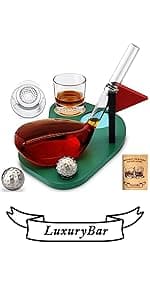 Poker Whiskey Decanter Sets for Men, 27oz Whiskey Decanter Set with Tray, Spout & Stones,Casino Liquor Decanter Dispenser Decanters for Alcohol Tequila Decanter Bourbon Gifts for Men Dad Him Husband