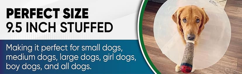 Doggy Doobie - Funny Dog Toys - Plush Squeaky Toys for Medium, Small and Large - Cool Stuffed Cute Gifts for Dog Birthday