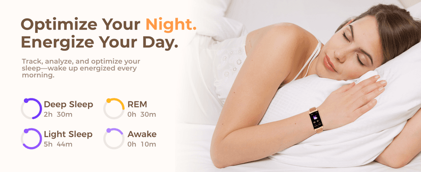 paybay Fitness Tracker Watch for Men Women, Activity Tracker for iPhone and Android with Step Counter, Calorie, Sleep Monitor, 110+ Sports Modes, IP68 Waterproof Smartwatch (Minimalist, Gold, 1.57)