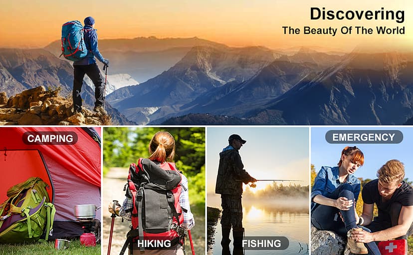 Gifts for Men Dad Christmas Husband Teenage Boy, Survival Kit 28 in 1, Survival Gear Tool Emergency Tactical Equipment Supplies Kits for Families Outdoors Camping Hiking Adventures B09DPFD2DP
