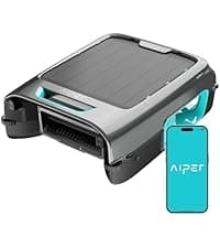 (2026 Upgrade) AIPER Scuba X1 Cordless Robotic Pool Cleaner with Micromesh Ultra-Fine Filter, Include Wireless Charging Dock, Cross Pattern Smart Navigation, Horizontal Waterline Scrubbing