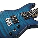 Ktaxon Electric Guitar Kit, 39 Inch H-H Pickups Beginner Electric Guitar Set with 20W Amplifier, Bag, Strap, Cable, Accessories for Adults & Teens (Tiger Blue)