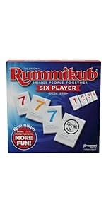 Pressman Rummikub - The Original Rummy Tile Game | Exciting Family Game of Strategy and Luck | Promotes STEM Skills | For Kids, Teens, Adults | 2-4 Players, Ages 8+