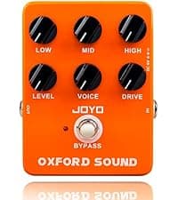 JOYO Dual Crunch Pure Analog Circuit Overdrive Effect Pedal with Independent Clipping for Electric Guitar - True Bypass (King of Kings R-20)