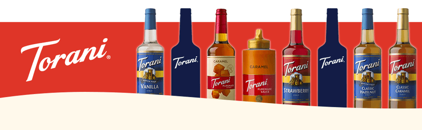 Flavors Include Vanilla, Salted Caramel, Classic Hazelnut & French Vanilla Torani Flavored Drink Syrup Café Variety Pack, 12.7 fl oz, Set of 4 B0CWB4H7GH