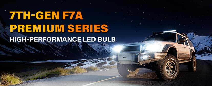 Termitor H11 9005 Light Bulbs Combo, 180000LM 1600% High and Low Beam Bulbs, 6500K White, 1:1 Mini Size H8/H9 HB3 Fog Light, 10 Years Lifespan, Plug and Play, Pack of 4.