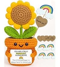 You're My Boo Buddy Cute Halloween Spooky Gifts - Funny & Romantic Handmade Crochet Ghost Plush Decor for for Girlfriend, Boyfriend, Couples, Her, Him, Friends, Valentine,Christmas Stocking Stuffer