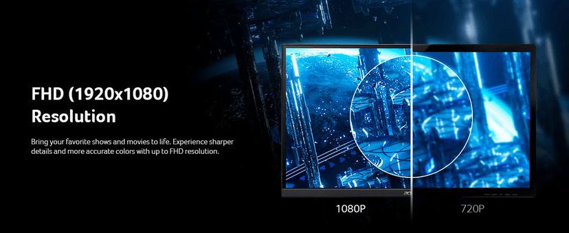 Acer Nitro 24.5” Gaming Monitor | Full HD 1920 x 1080 | IPS | ZeroFrame | AMD FreeSync Premium | 200Hz Refresh Rate | Up to 0.5ms | sRGB 99% | 1 x Display Port 1.2 and 2 x HDMI 2.0 | KG251Q X3biip