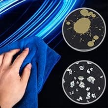 Office Chair Mats Hard-Floor Chair Mats Office Gaming Chair Mat with Blue Lightning Design (Blue)