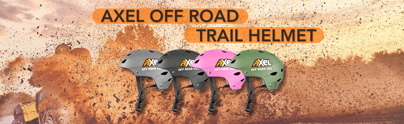 Axel Off Road Trail Helmet | Super Light and Adjustable Helmet for Off-Roaders and Rock Crawlers in a Jeep, UTV, SXS, Buggy