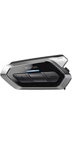 Sena 60S Motorcycle Communication Headset with Wave, Mesh, and Bluetooth Intercom, 2nd Generation Sound by Harman Kardon
