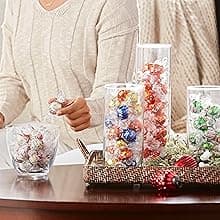 Lindt LINDOR Milk Chocolate Candy Truffles Modern Gift Box, Assorted Chocolate Candy with Smooth, Melting Truffle Center, 7.6 oz.