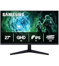 Samsung 27" Odyssey G5 (G51F) Gaming Monitor - QHD (1440P), 180Hz, 1ms, AMD FreeSync, HDR10, Height Adjustable Stand, Black Equalizer, Virtual Aim Point, Auto Source Switch+, LS27FG512ENXZA