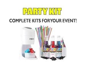 Hawaiian Shaved Ice S900A Snow Cone and Shaved Ice Machine with 2 Reusable Plastic Ice Mold Cups, Non-slip Mat, Instruction Manual, 1-year Manufacturer’s Warranty, 120V, White