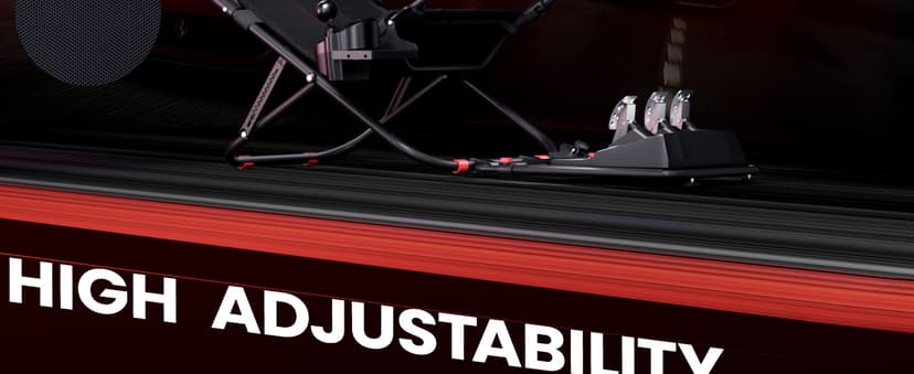 RACGTING Racing Simulator Cockpit for G29/G920/G923, Foldable & Adjustable Racing Seat for Thrustmaster T300RS/248/T-GT II, Fanatec CSL DD/GT DD Pro/ClubSport DD/DD+, MOZA R5, SIMAGIC Alpha Mini
