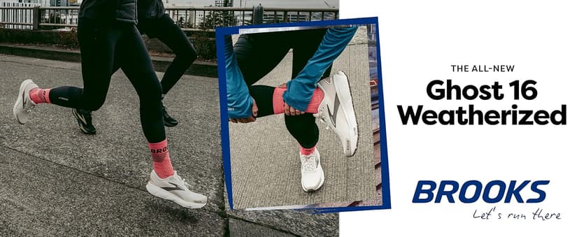 Brooks Men's Ghost 16 GTX Waterproof Neutral Running Shoe